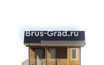 Проект бани из бруса ББ001