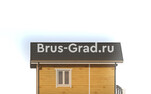 Проект бани из бруса ББ001