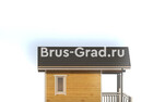 Проект бани из бруса ББ003