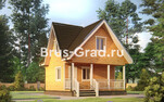 Проект бани из бруса ББ007