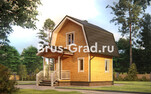 Проект бани из бруса ББ008