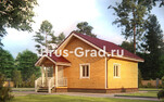 Проект бани из бруса ББ011
