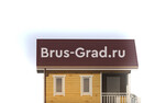 Проект бани из бруса ББ016