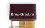 Проект бани из бруса ББ019