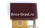 Проект бани из бруса ББ019