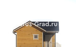 Проект бани из бруса ББ038