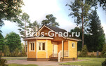Проект бани из бруса ББ039