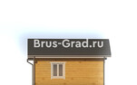 Проект бани из бруса ББ041