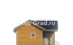 Проект бани из бруса ББ041
