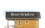 Проект бани из бруса ББ047