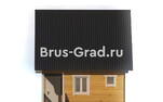 Проект бани из бруса ББ050