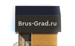 Проект бани из бруса ББ054