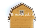 Проект бани из бруса ББ054