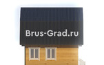 Проект бани из бруса ББ054
