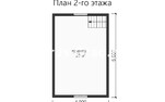 Проект бани из бруса ББ056