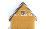 Проект бани из бруса ББ056