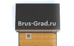 Проект бани из бруса ББ056