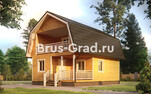 Проект бани из бруса ББ062