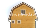 Проект бани из бруса ББ062