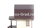 Проект каркасной бани БК008