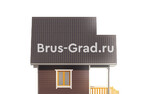 Проект каркасной бани БК010