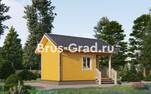 Проект каркасной бани БК012