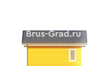 Проект каркасной бани БК012