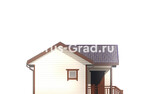 Проект каркасной бани БК038