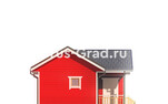 Проект каркасной бани БК041