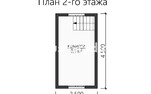 Проект каркасной бани БК048