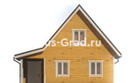 Проект дома из бруса ДБ002