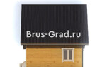Проект дома из бруса ДБ002