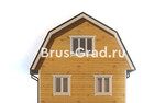 Проект дома из бруса ДБ003