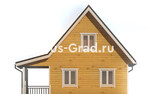 Проект дома из бруса ДБ005