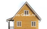 Проект дома из бруса ДБ006
