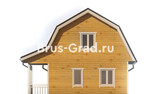 Проект дома из бруса ДБ008