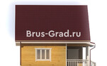 Проект дома из бруса ДБ015