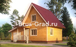 Проект дома из бруса ДБ018