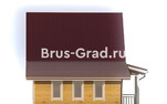 Проект дома из бруса ДБ018
