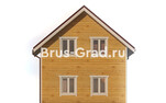 Проект дома из бруса ДБ019