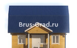 Проект дома из бруса ДБ021