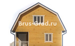 Проект дома из бруса ДБ022