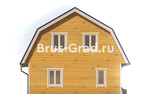 Проект дома из бруса ДБ022