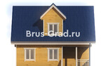 Проект дома из бруса ДБ025