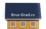 Проект дома из бруса ДБ025