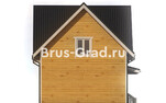 Проект дома из бруса ДБ034