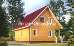 Проект дома из бруса ДБ041