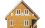 Проект дома из бруса ДБ041