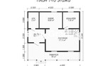 Проект дома из бруса ДБ053