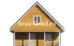 Проект дома из бруса ДБ060